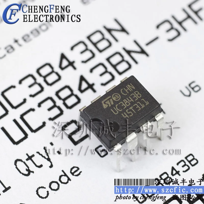 10pieces  UC3843BN ST DIP  TL3843