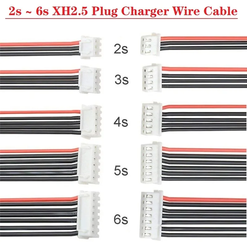 10CM (100MM) RC Lipo Batterie Ladegerät Verdrahtung 1s 2s 3s 4s 5s 6s 22AWG Kabel 7,4 v 11,1 v 14,8 v 22,2 v Für IMAX B3 B6 Balance Ladegerät – Detail 6