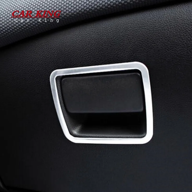 For Chevrolet Cruze 2016 2017 2018 Stainless steel interior Car Accessories Styling Car copilot storage box frame cover trim