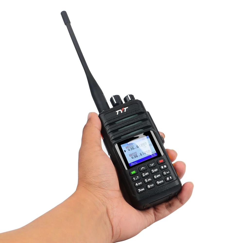 TYT-Dual Band Walkie Talkie, 10W, Alta Potência, FM, Portátil, Dual Band, VOX, DTMF, Analógico, Rádio em Dois Sentidos, TH-UV8200, Impermeável