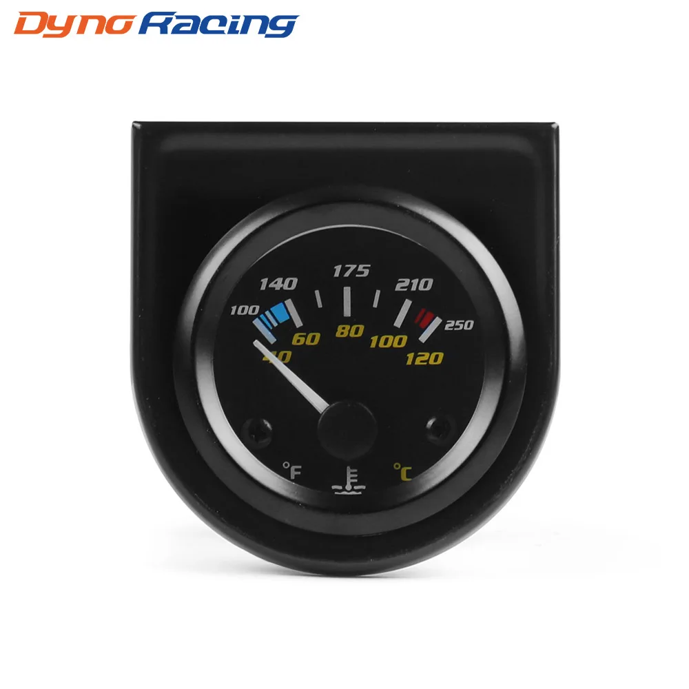 

2 "52 мм датчик температуры воды 40-120 градусов Цельсия/100-250 указатель Фаренгейта автоматический датчик температуры воды белый светодиодный автомобильный измеритель