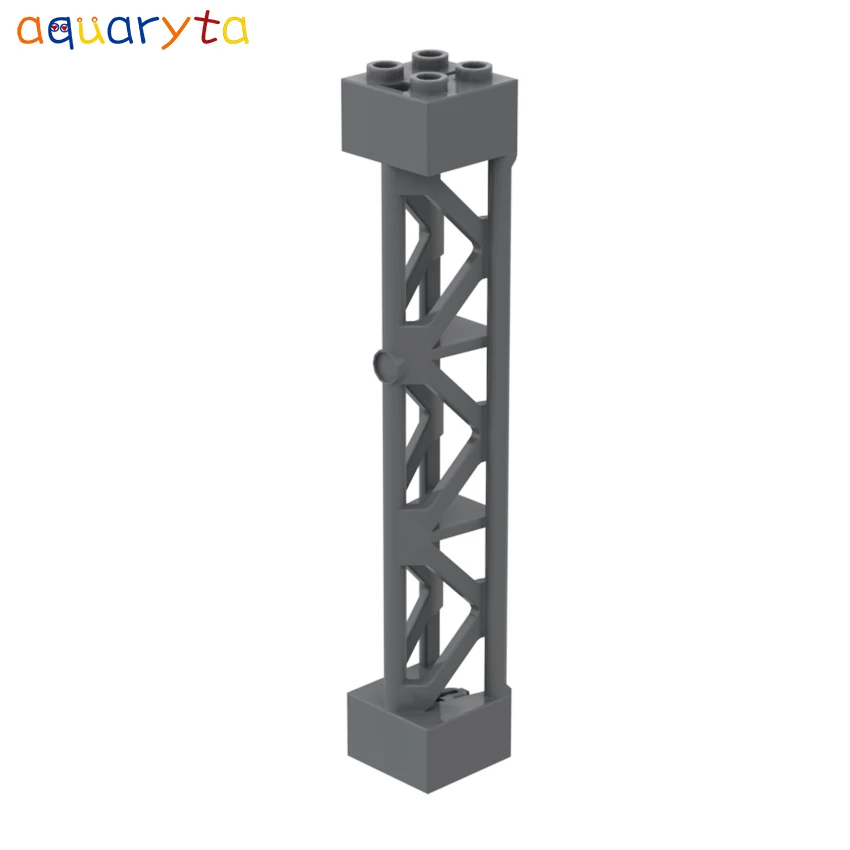 Aquaryta 10pcs Building Blocks Part Column Train Track Support Frame Compatible 95347 DIY Assembles Educational Particles Toys