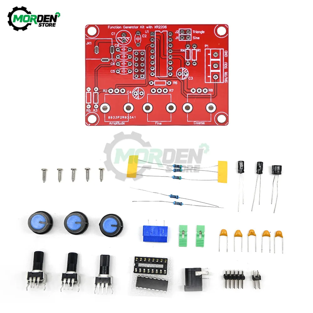 Imagem -04 - Gerador de Sinal Módulo Ajustável Saída Quadrada do Triângulo do Seno dc 912v Kit Faça Você Mesmo 1hz -1mhz Xr2206