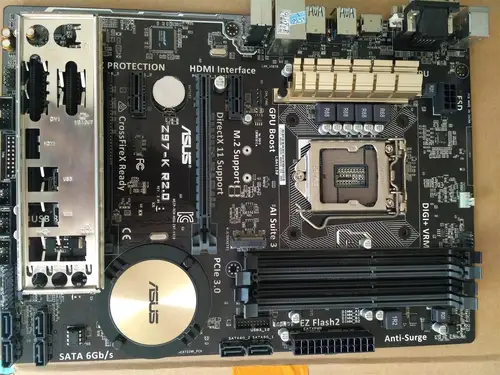 Imagen 2 del producto Asus Z97-K R2.0 Placa base de escritorio Z97 Socket LGA 1150 i7 i5 i3 DDR3 32G SATA3 ATX usado
