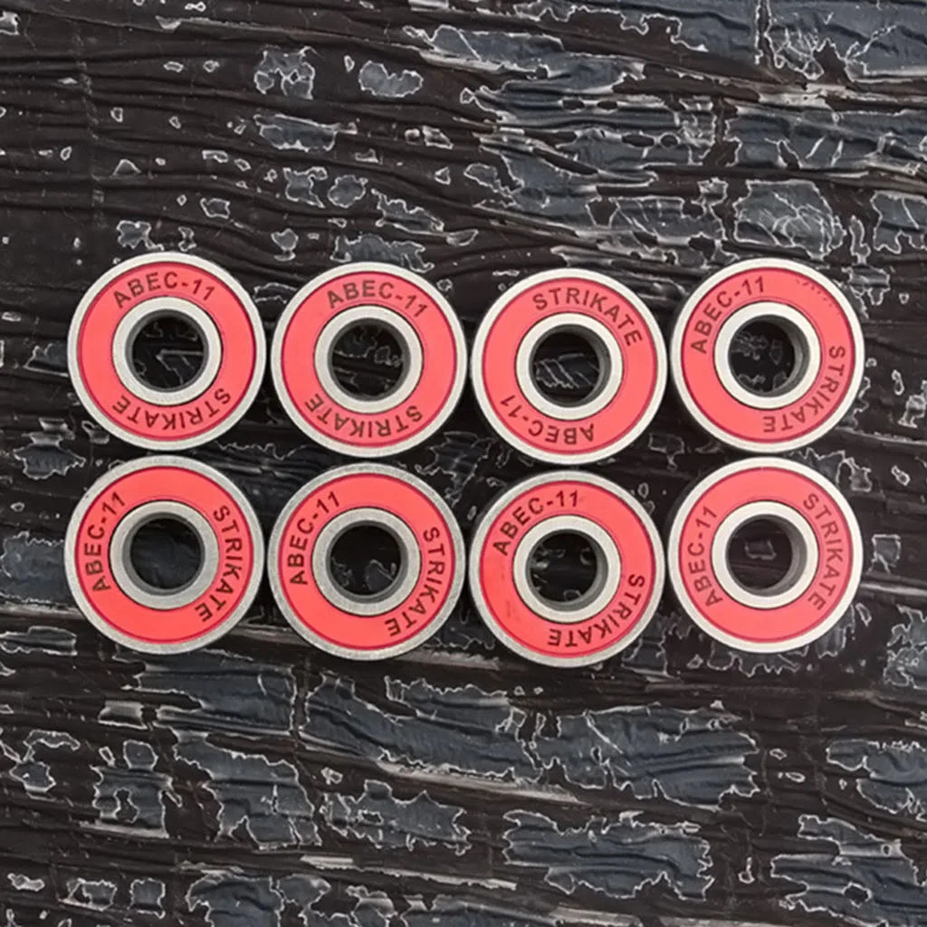 8 Pcs 608RS-ABEC 11 Skate Bearing Kualitas Bantalan Baja Kinerja Tinggi Skuter Bantalan Skateboard Longboard Bantalan Bola