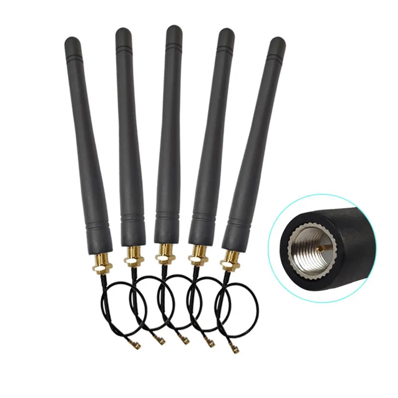 Antena Lora 868MHz 915MHz 3dBi z złączem SMA męskim GSM 915 MHz 868 IOT antena antenne 21cm RP-SMA/u.FL Pigtail CE OEM hurt — zdjęcie 2