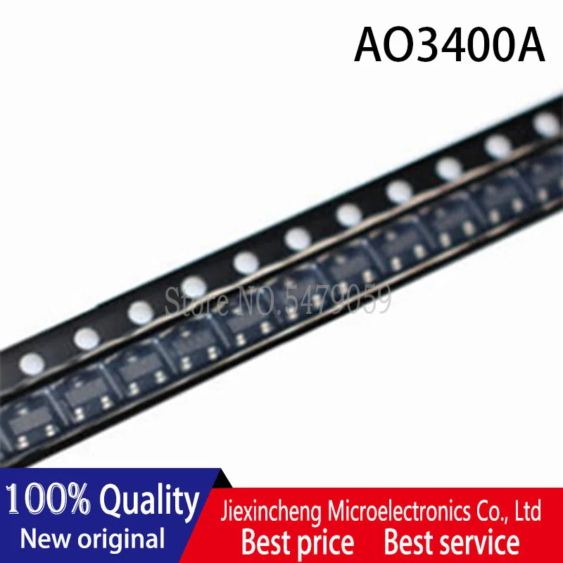 

AO3400A 100 шт., маркировка: X0 ** AO3400 SOT-23 MOSFET, новый оригинальный