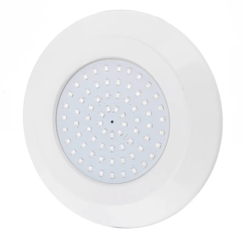 DC 12V 72 ไฟ LED RGB สีขาวอุ่นสีขาวกันน้ำ IP68 RGB Submersible Light Night โคมไฟกลางแจ้ง
