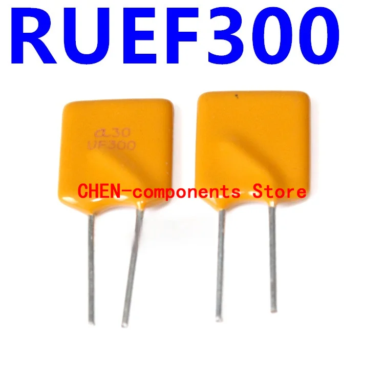 10Pcs RUEF300 Pptc Zelfherstel Zekering 3A 30V Rechte Insert