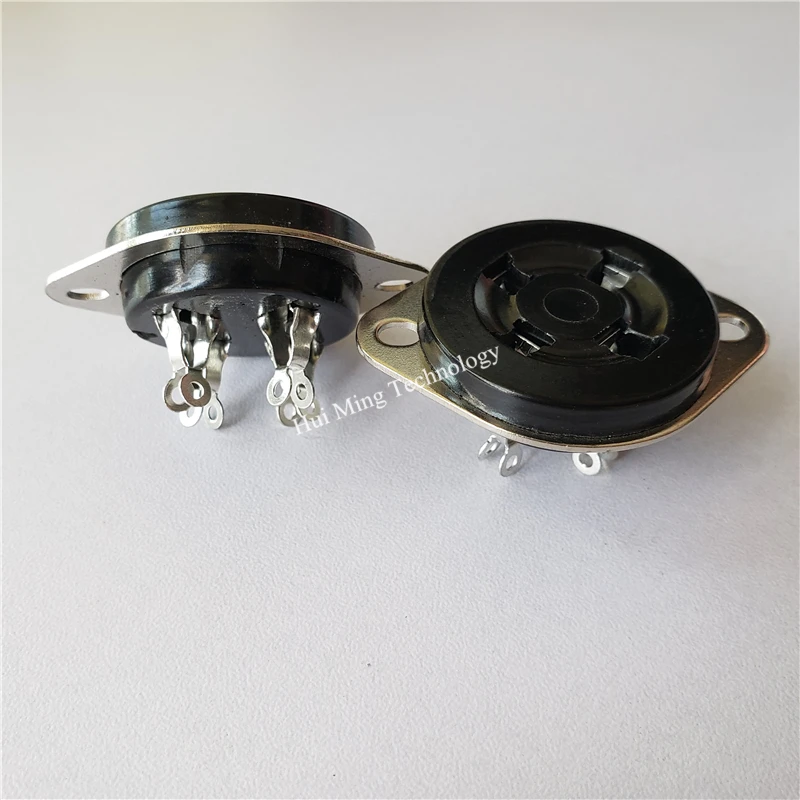 Douille tubulaire en bakélite, 8 pièces, GZS4-F siège, pied argenté pour 300B/2A3/811/45/71A