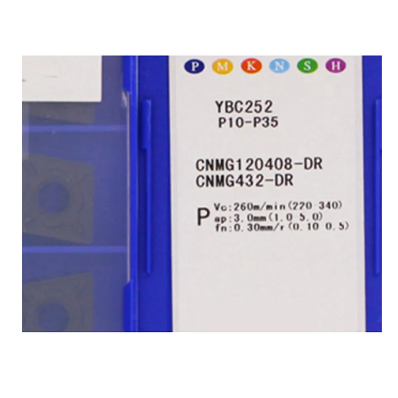 CNMG DR CNMG120408 CNMG120412 YBC252 YBC251 YBC352 شفرات أصلية لضمان الجودة إدراج كربيد باستخدام الحاسب الآلي لآلة المخرطة