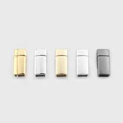 10pcs Magnetic Clasp Jewelry Accessories Flat Buckle For 5mm 6mm Flat Cord DIY Necklace Bracelet Connector Making Material