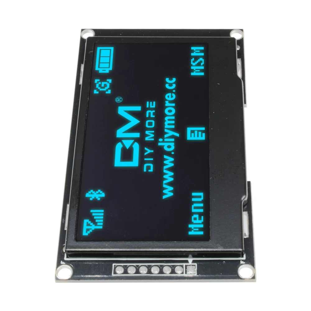 2.42 "2.42 Cal 12864 128*64 128x64 moduł wyświetlacza OLED IIC I2C szeregowy SPI niebieski LCD ekran dla C51 STM32 SSD1309 R3 R4 R5