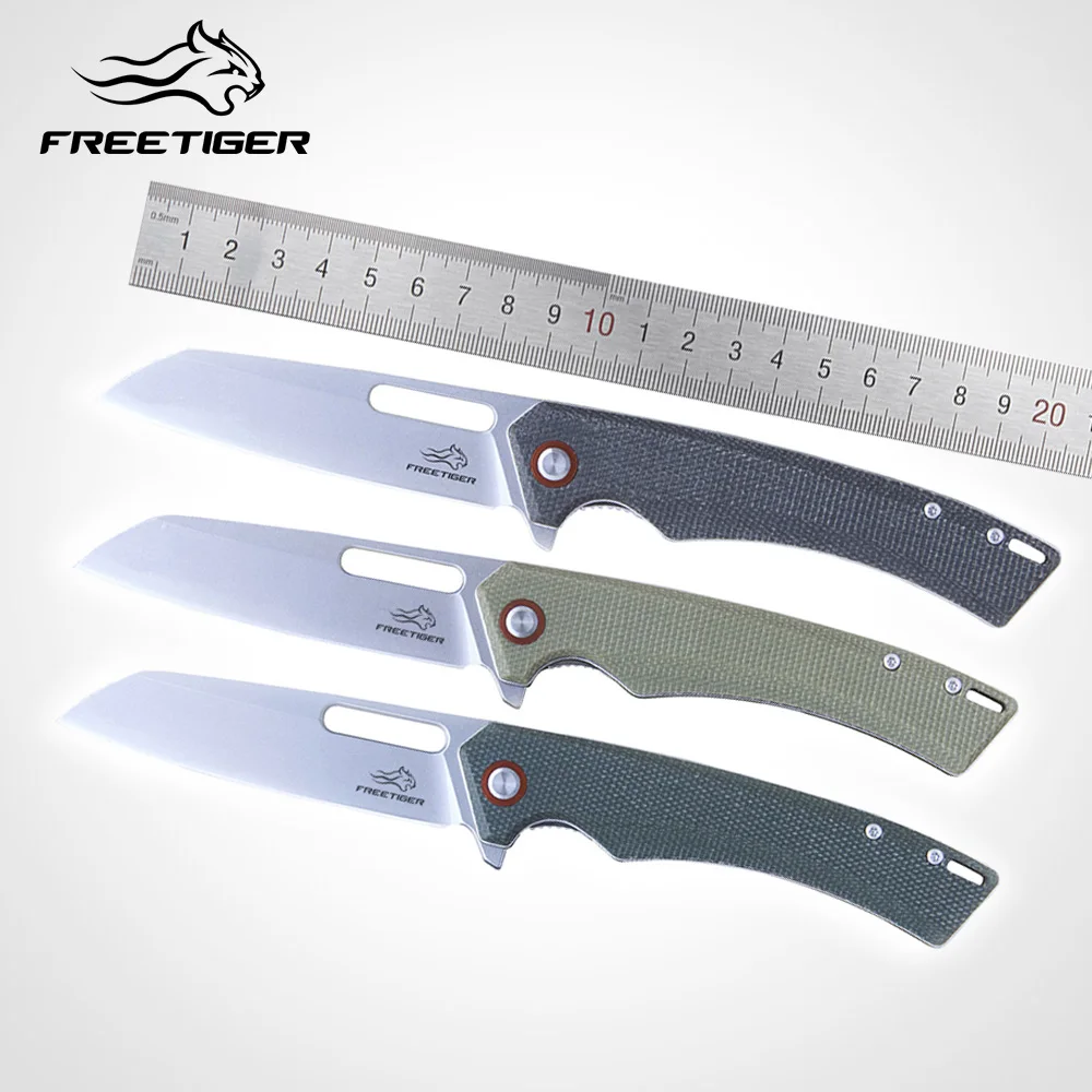 

Складной нож FREETIGER Micarta, лезвие D2, для кемпинга, самообороны, рыбалки, походов, карманный нож для домашнего использования, кухонные принадлежности FT957