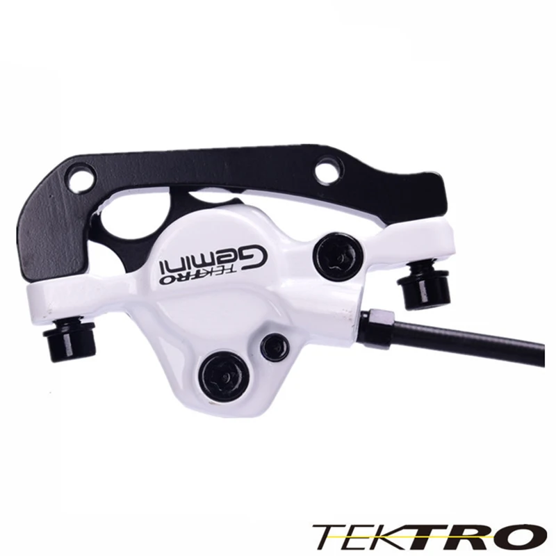 TEKTRO HD-M500 800/1500mm MTB White Hydraulic Disc Brake Set Clamp MTB Front/Rear Brake Caliper  Mountain Bike Brake Parts