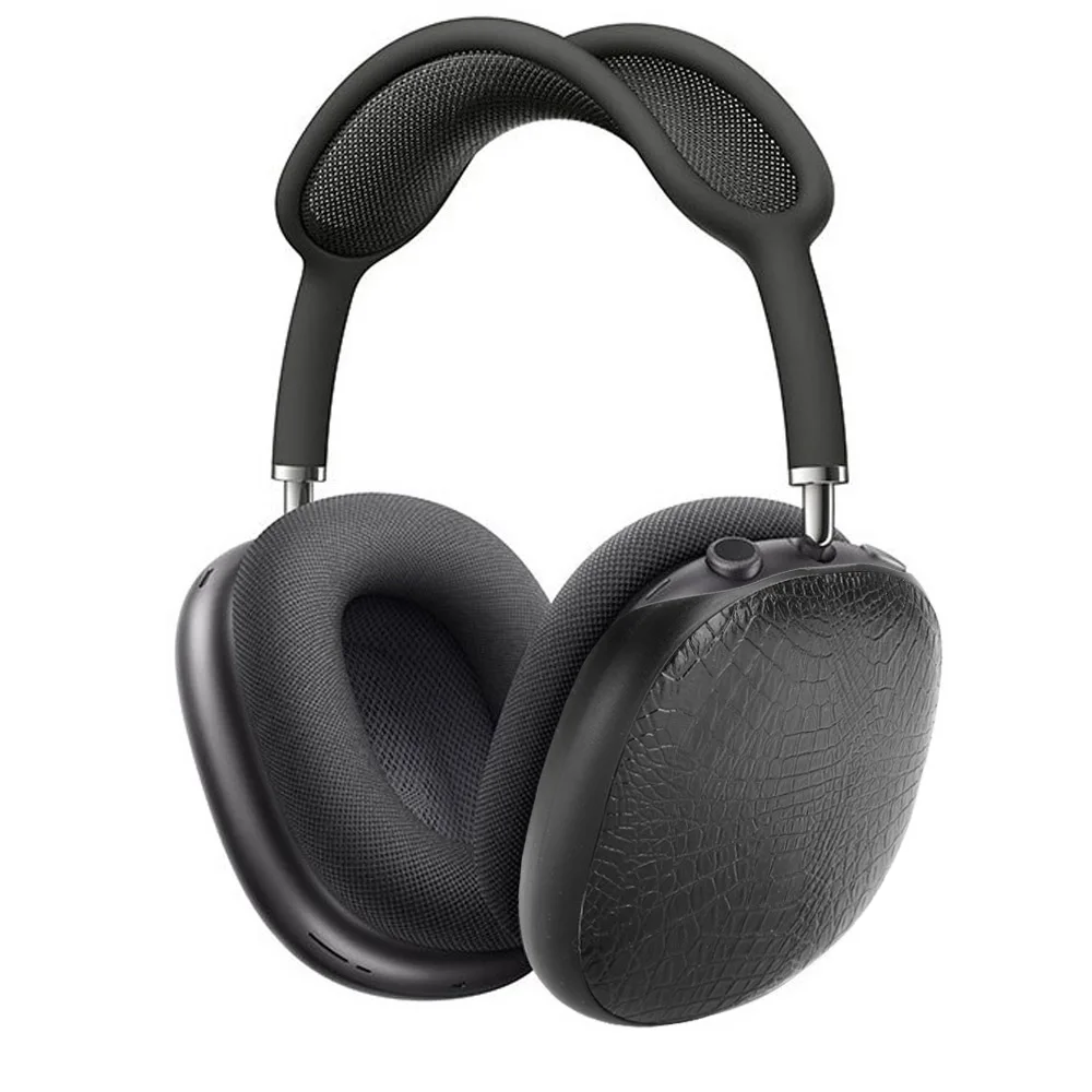 PU-leer harde plastic hoes voor Airpods Max beschermende oortelefoon schokbestendige hoes voor Apple Air Pods Max Box tassenaccessoires