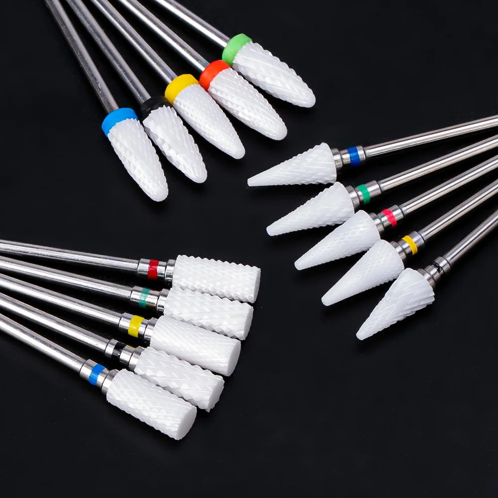 السيراميك مسمار مثقاب الخشب الكهربائية مانيكير التدريبات لآلة قاطعة المطحنة مسمار لدغ باديكير اكسسوارات أدوات