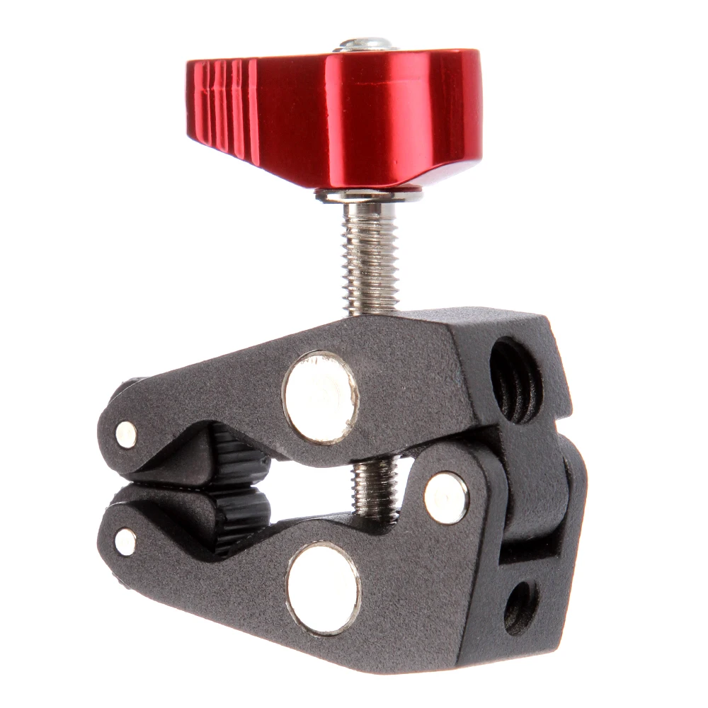 Ryh braço articulado garra de caranguejo super braçadeira clipe titular para estúdio luz flash câmera tripé monopé