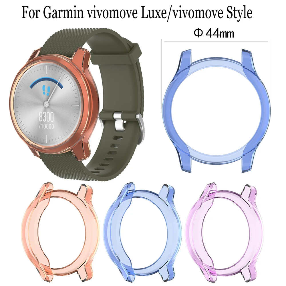 Anti-fall Protective Case For Garmin vivomove Luxe/vivomove Style sport watch Exquisite TPU protective case hollow Shell case