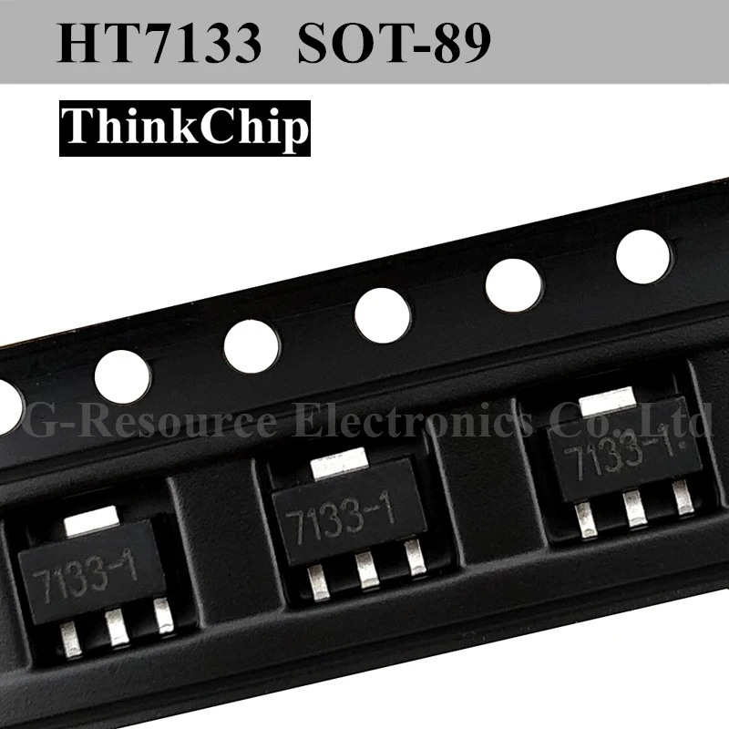 (20 pcs) HT7133 7133-1 7133 S0T-89 SMD Fixed LDO Voltage Regulator HT7133-1 SOT89