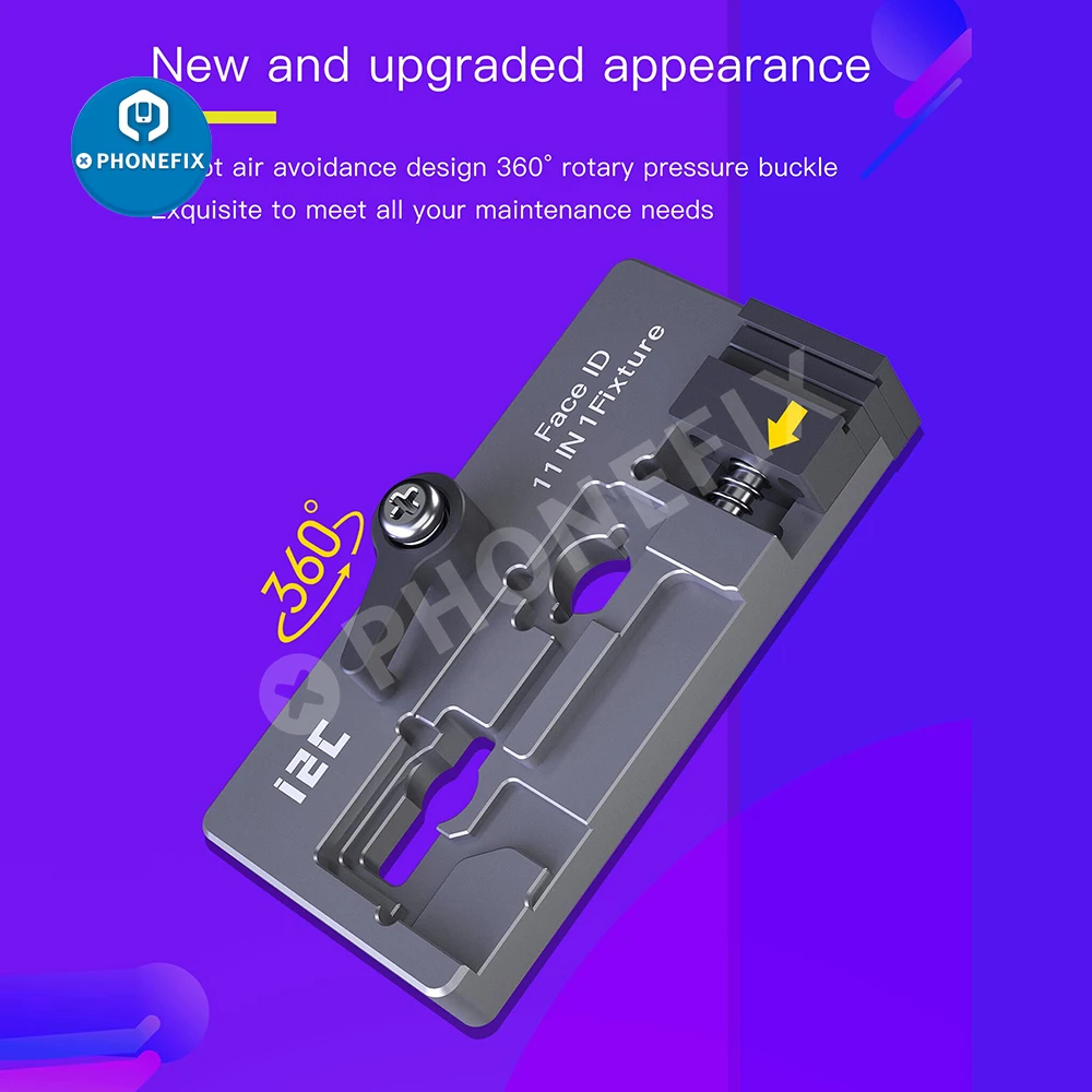 i2C Face ID Dot Matrix Holder Front Face Camera Fix Clamp Tool for iPhone X XS 11 Pro Max 12 12mini Face ID Front Camera Rework