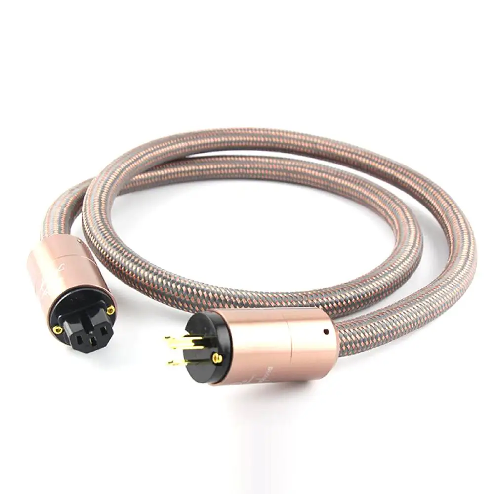 Thouliess HI-END Ampli Accuphase Dây Nguồn CD Bộ Khuếch Đại Amp US/EU/Âu Cáp Hifi AC Chính cáp Nguồn EU Schuko Đường Dây Điện Dây