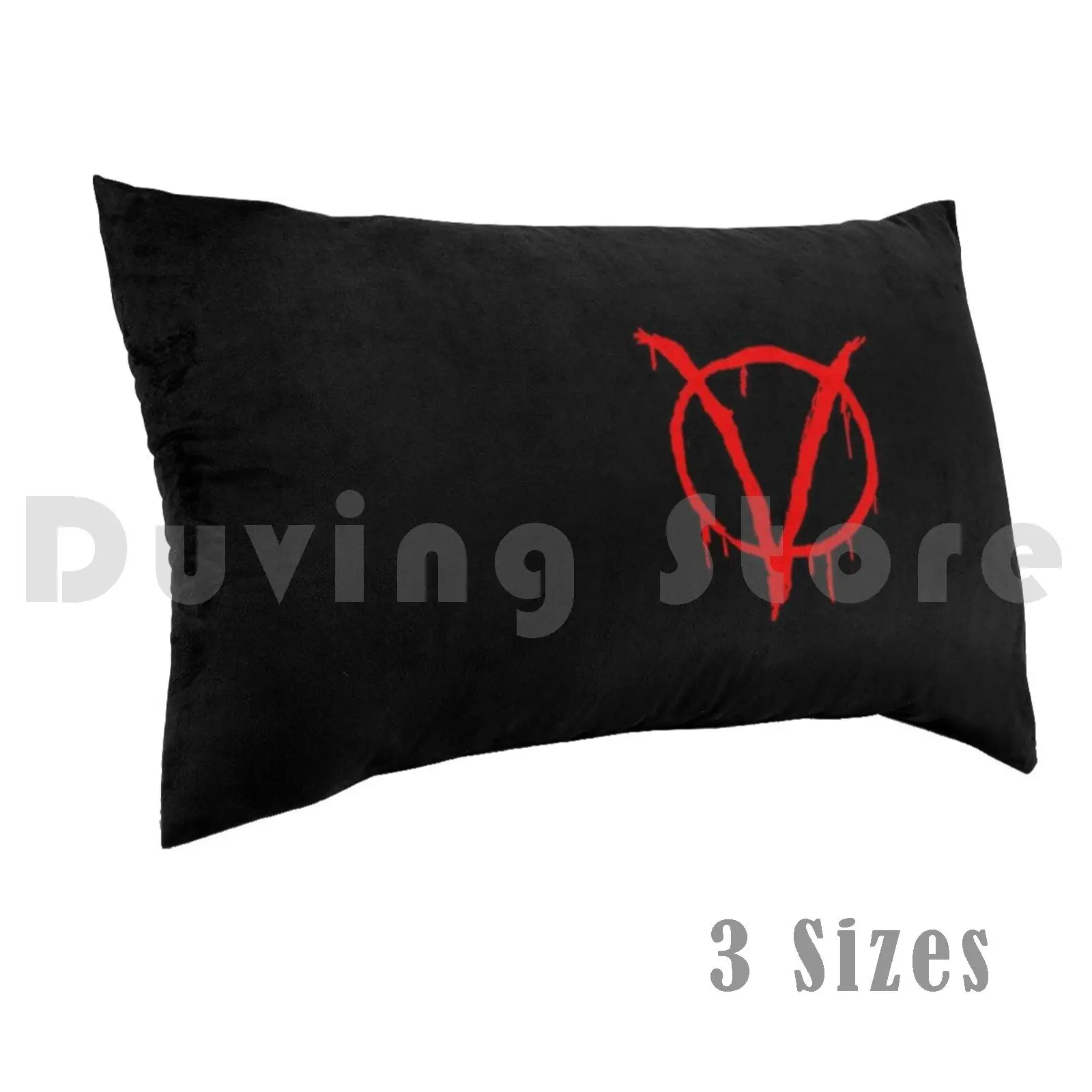 V For Vndetta Pillow Case 20*30 Inch V For Vendetta V Anonymous V For Vendetta Guy Fawkes Movie Revolution Hacker