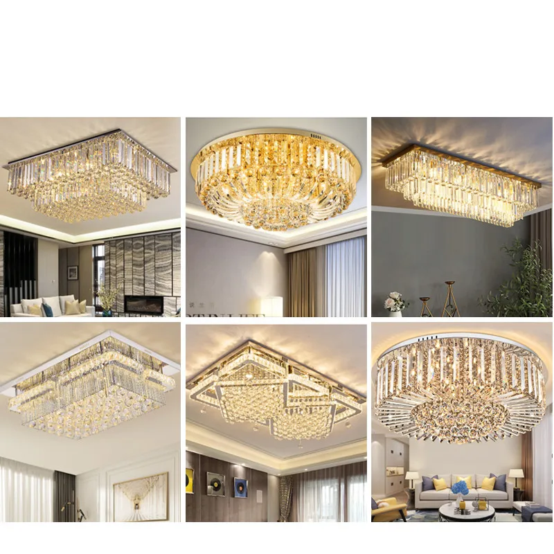 LED Crystal Chandeliers Transform Bulb Integrated Light Cup 3-color 5W Ceiling Recessed Retrofit Lamp 110V 220V Downlight