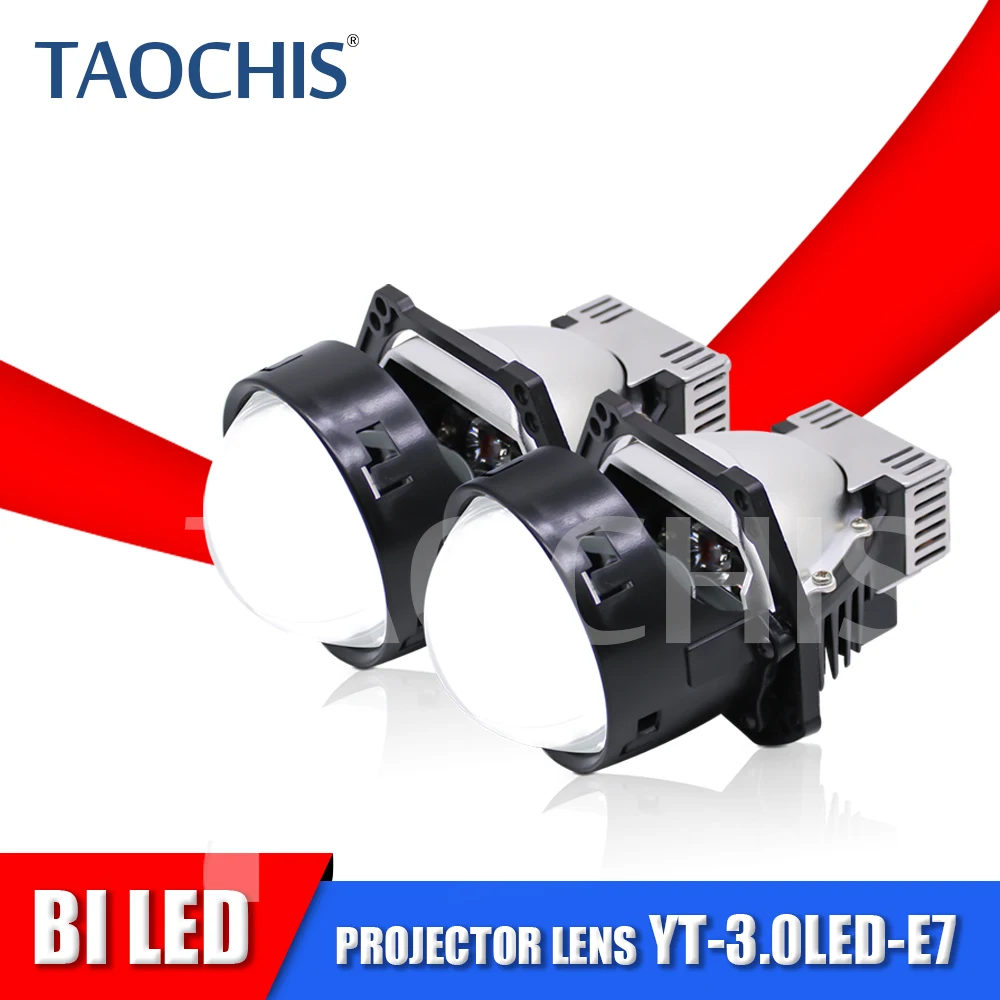 TAOCHIS E7 Bi Led Projector Lens 3.0Inch 56w LED Lens for Car Headlights Upgrade Hella 3R G5 Car Light Accessory Retrofit