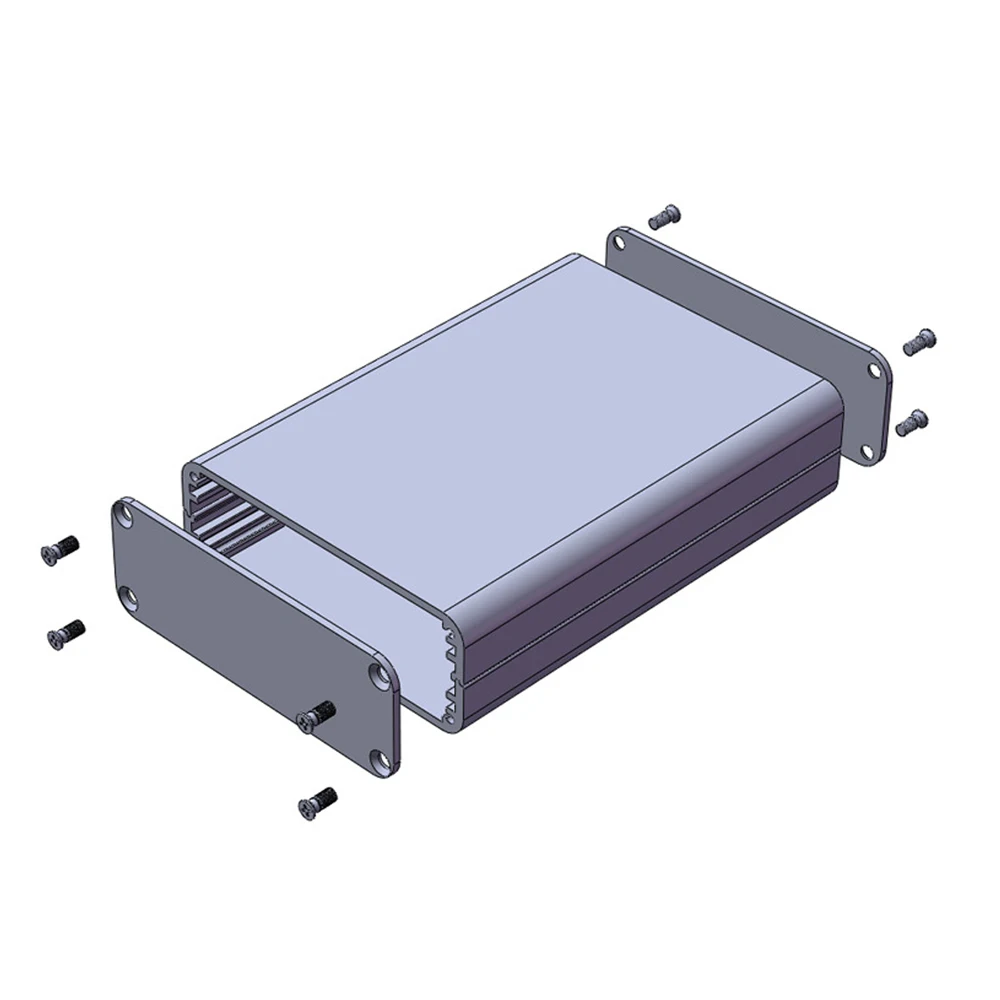 100 * 70 * 25 mm projectdoos op maat gemaakte spuitgieten aluminium mal elektronische behuizing