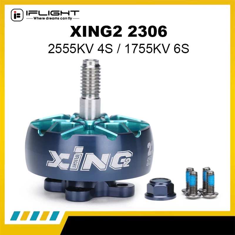 

iFlight XING2 2306 2555KV 4S / 1755KV 6S FPV Motor Unibell for FPV part