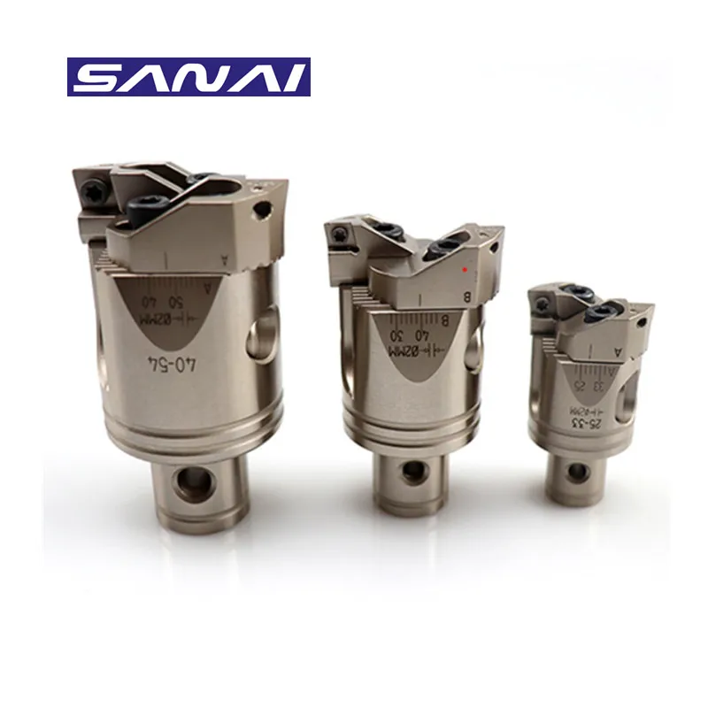 

SANAI Rough Boring Head RBH Double Edge Adjustable Boring Cutter 19-26 25-33 32-42 40-54 52-70 Big Boring Range With Teeth