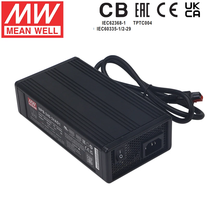 

MEANWELL NPB Series NPB-120-24TB AC TO DC Charger 120W Compact Size Wide Output Range Charger MEAN WELL Power Supply with PFC
