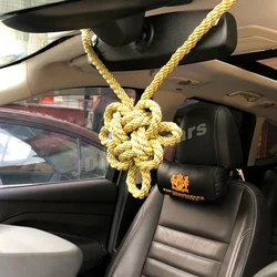 JDM Junction Produce 10th Anniversary Edition New Model Kintsuna Rope JP Fusa Kiku Knot For Car Rearview Mirror Fastening Mascot