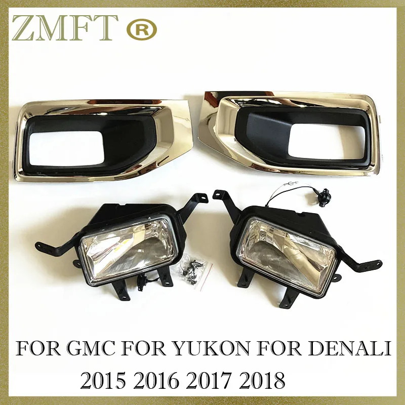 

1Set Car Fog Light Lamp Assembly For GMC YUKON For DENALI 2015 2016 2017 2018