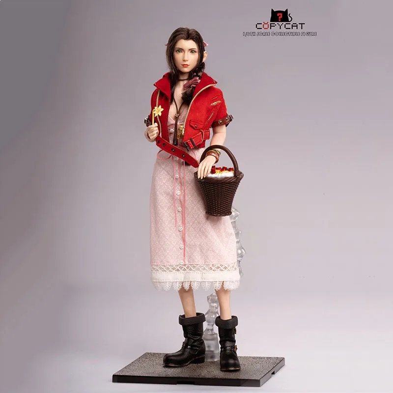 COPYCAT 1/6 CAT-001 Fantasy Aerith Gainsborough Outfit & Head Fit 12