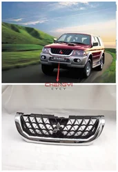 Front Bumper Upper Grille Grill Insert Radiator For Mitsubishi Montero Pajero SPORT K86W K96W K97W MN182509 MR478597 MR478598