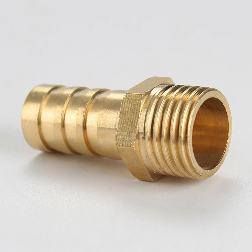 Brass hose connector sleeve 4 6 8 10 12 Pagoda type 1/8” 1/4” 1/2” 3”” BSP male thread copper connector pneumatic connector