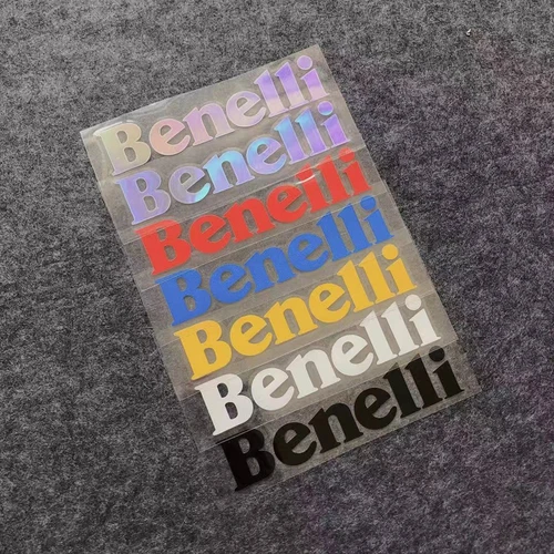 Imagen 2 del producto 2 unids/set pegatina de reacondicionamiento de motocicleta tanque de combustible lateral decorativo reflectante calcomanías impermeables Piezas de motocicleta para Benelli