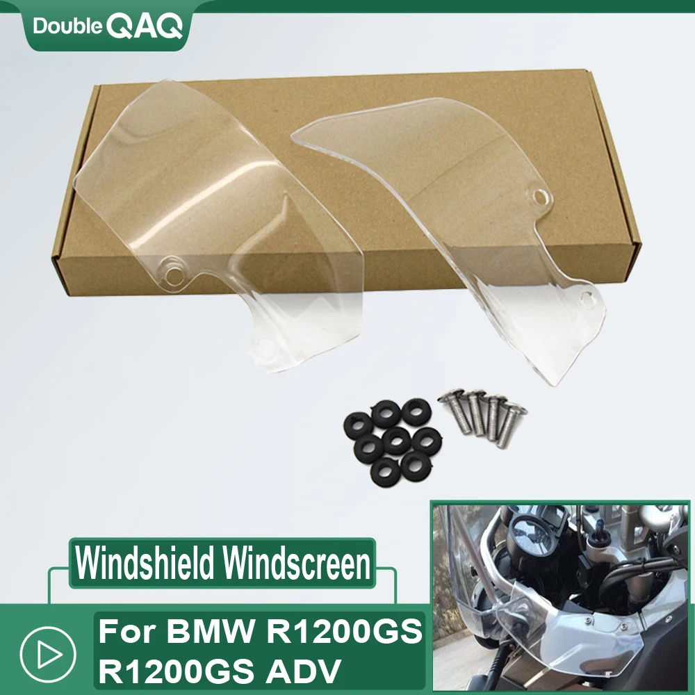 GS1200/R1200GS 04-12 Side Windshield Windscreen Wind Deflector for BMW R1200GS ADV 2005 2006 2008 2010 2011