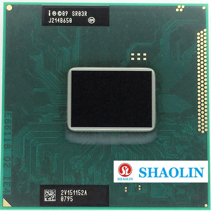 Original SHAOLIN Official Version original Free Shipping i7-2640M 2.8GHz Dual Core 4MB CPU Laptop Processor i7 2640M SR03R