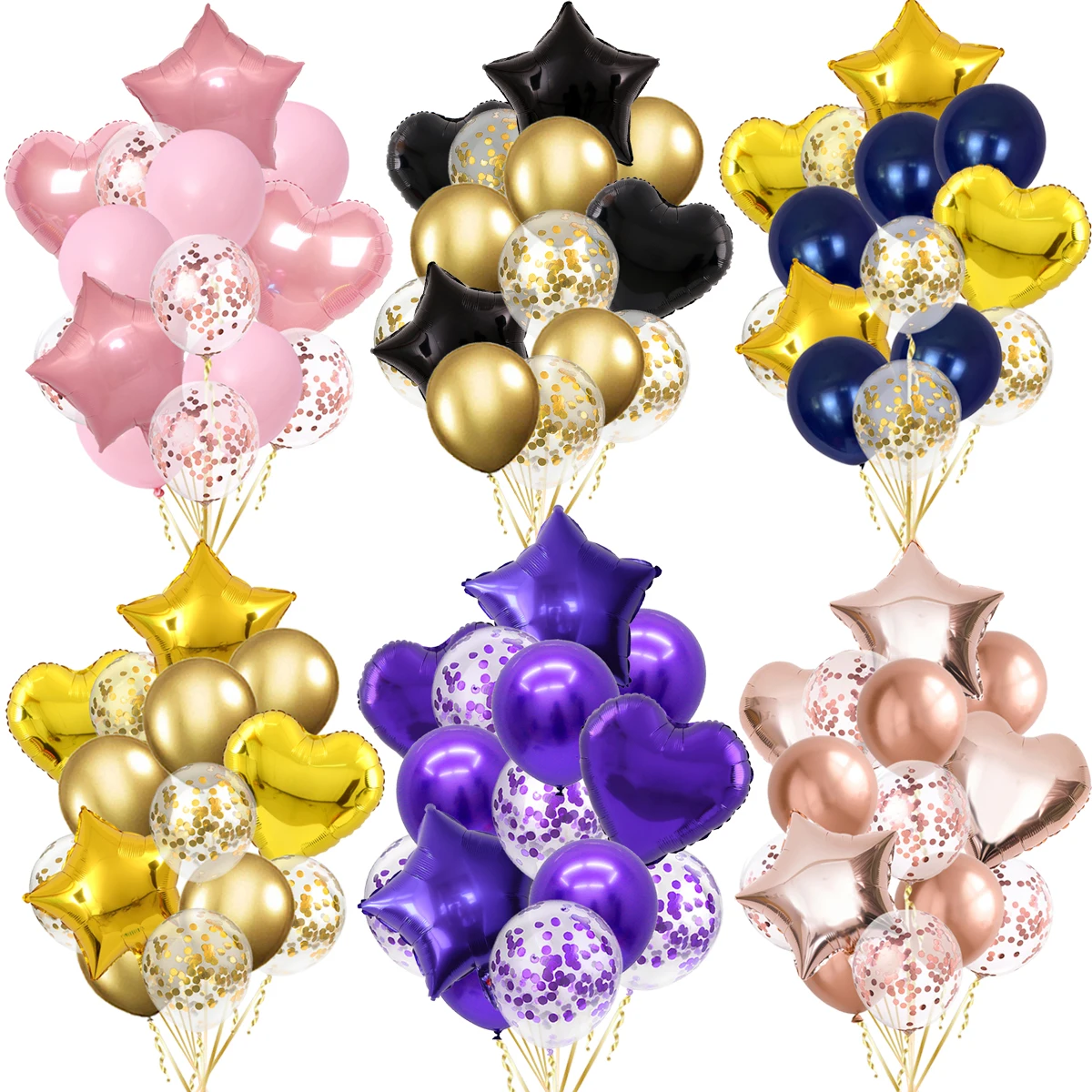 14/10 sztuk złote srebrne lateksowe serce balony walentynkowe metaliczne płeć ujawnienie Globos Baby Shower ślub dekoracje na przyjęcie urodzinowe