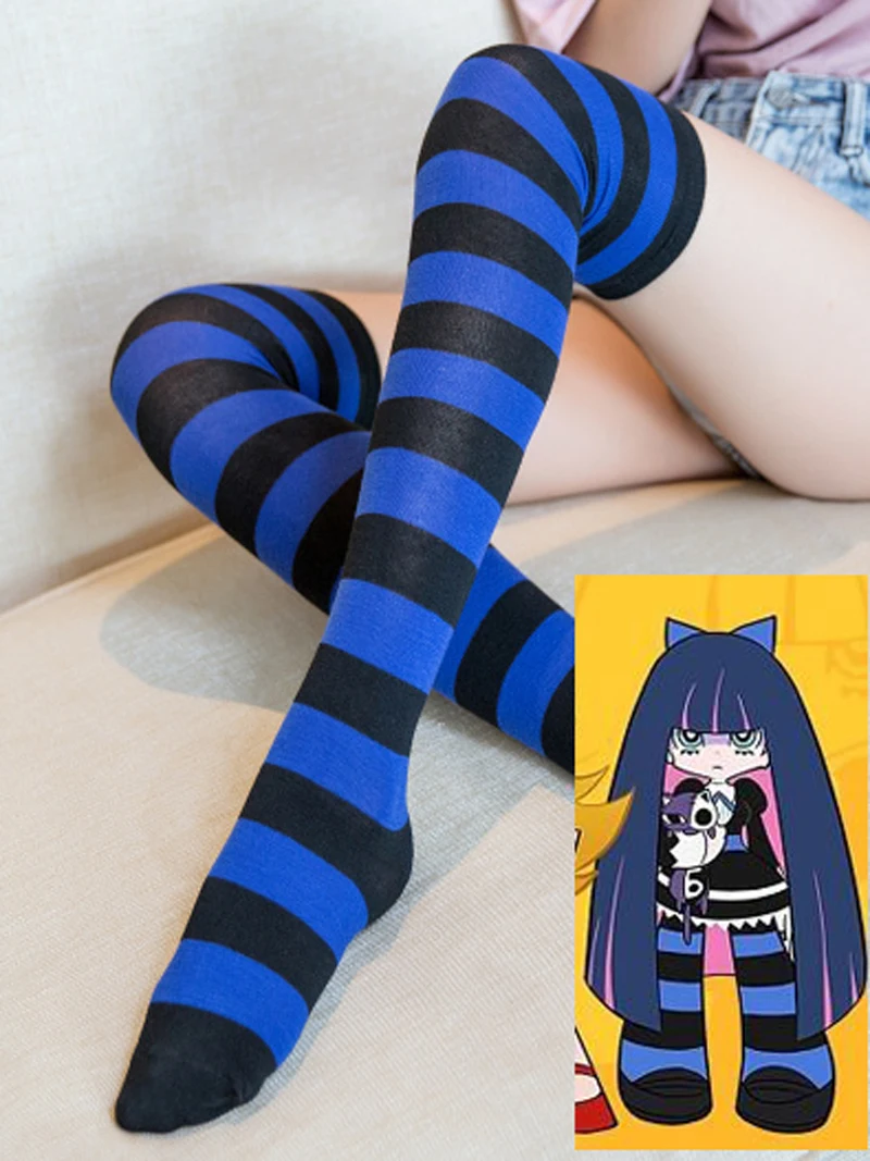 

Anime Panty & Stocking with Garterbelt Heroine Anarchy Cosplay Stocking Black