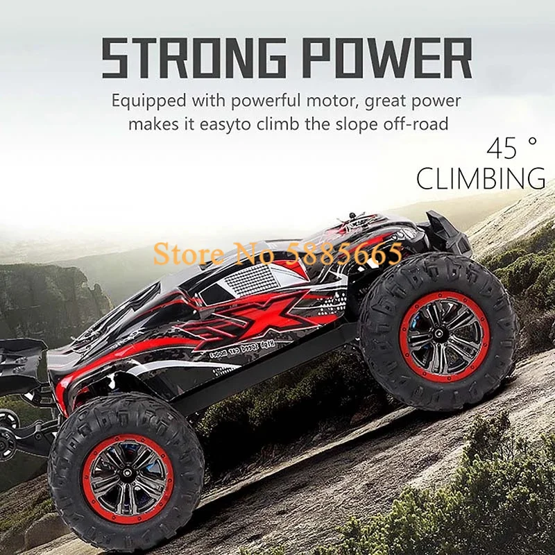 Professional Adult 80KM/H Alloy Frame RC Brushless Car Toys 4WD Buggy High Speed Racing Truck 200M Brake 1:10 RC Cars Model Toy