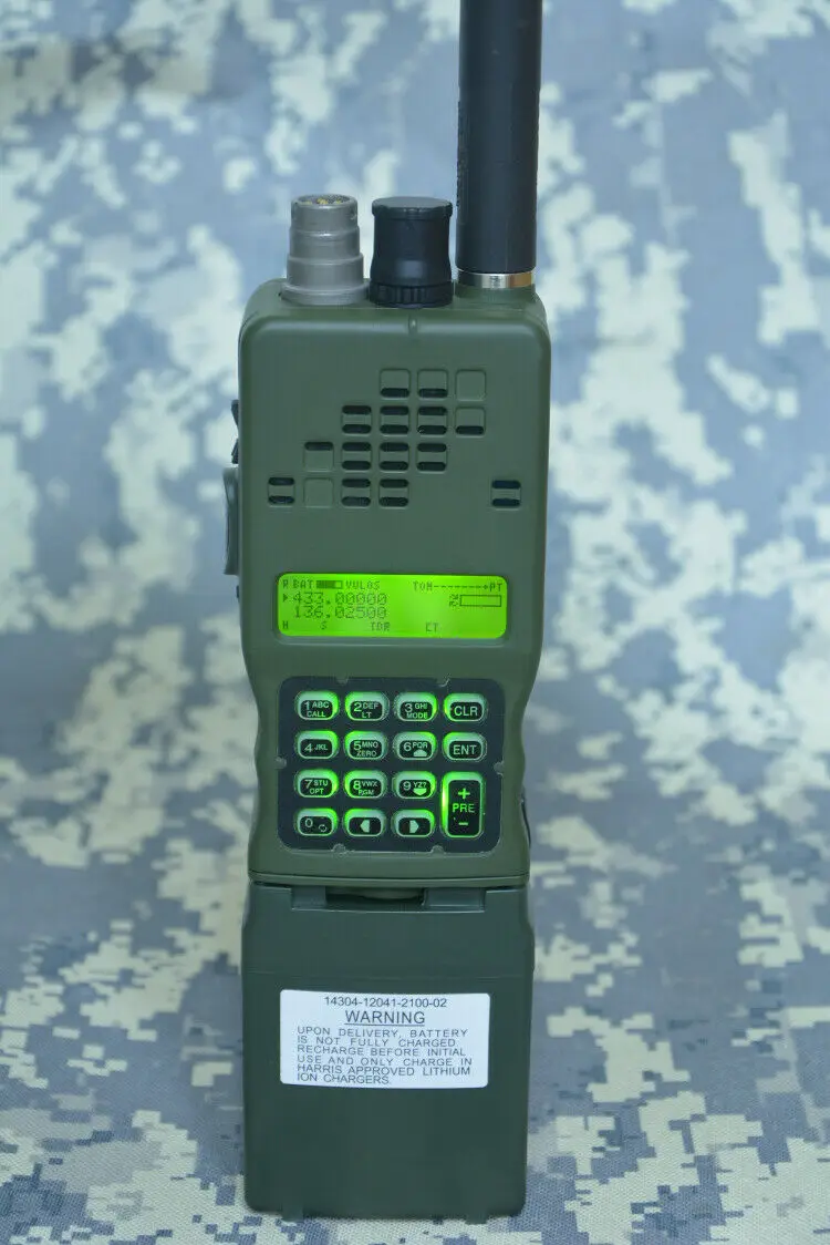 Tactical 1:1 AN/PRC-152A Style Radio Accessories Battery Case Box Write Frequency Line