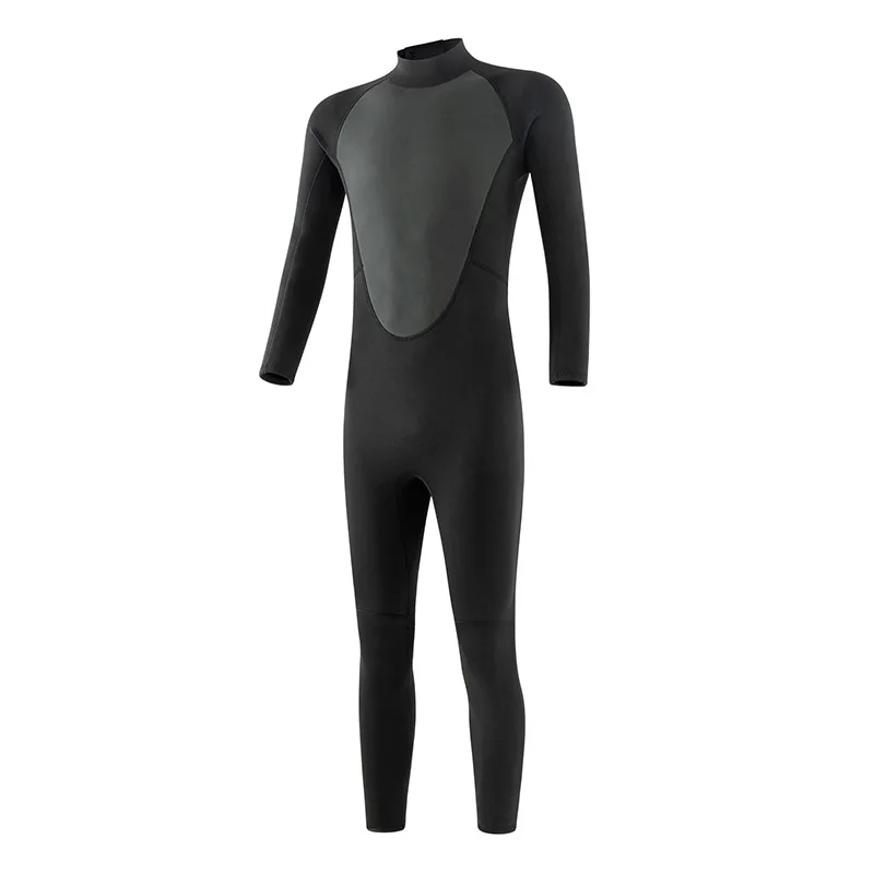 Men's Thickness 3MM Wetsuit Waterproof Mother Suit One-piece Warmth Thickening Sunscreen Long-sleeved Swimsuit Wetsuit