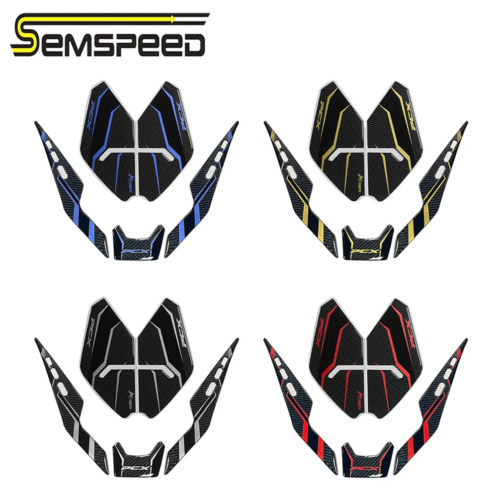 SEMSPEED PCX 2021 Motorcycle Fuel Tank Upper Side Sticker Side Panel Sticker Decal for Honda PCX125 PCX160 2021 PCX 125 PCX 160