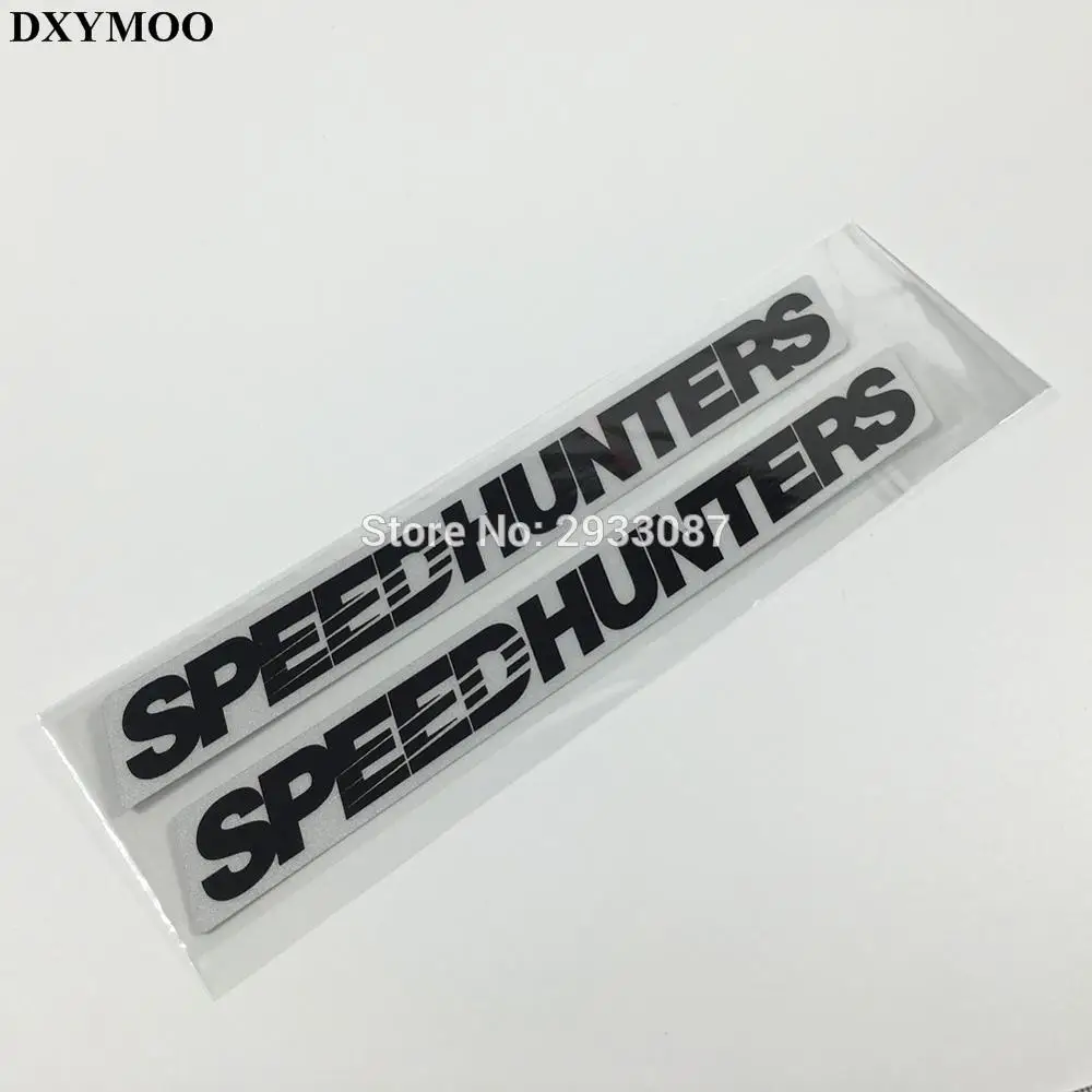 1 Pair Car Styling Reflective Moto Motorcycle Helmet Bike Decals Vinyl Tape for SH Speedhunters 18x2cm