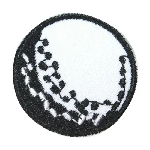 Hot! Golf Ball Patch Recreation Sport Driving Embroidered Iron On Applique (≈ 5 cm)