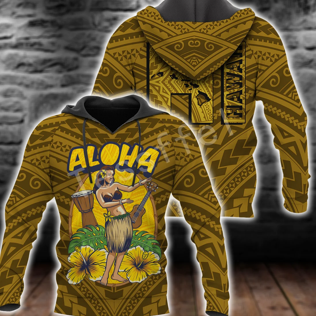 

Tessffel Aloha Hawaii Polynesian Culture 3D Printed New Fashion Men Hooded Sweatshirt Zipper Hoodies Casual Unisex Pullover H14